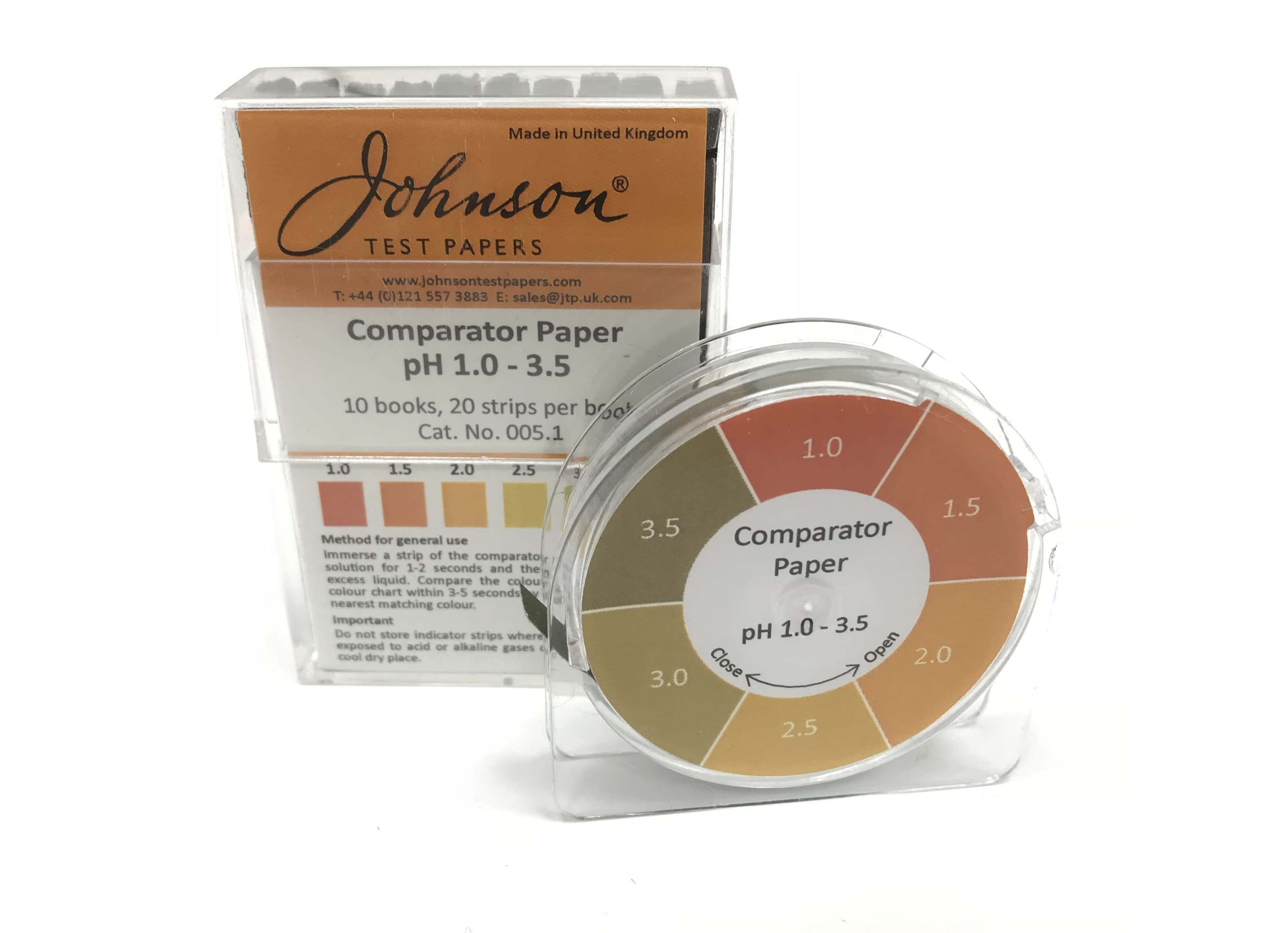 Comparator Paper pH 1.0 - 3.5