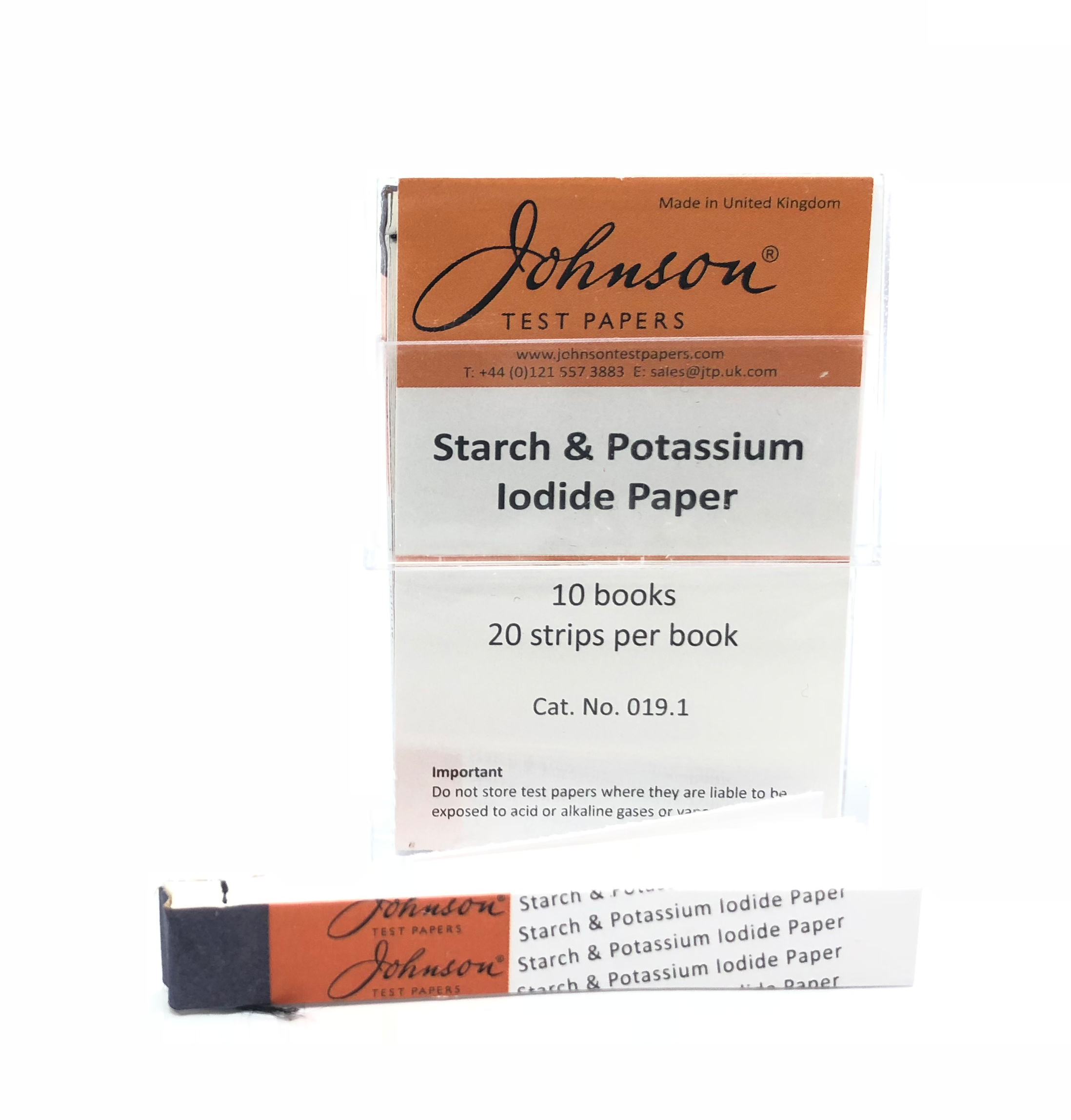 Starch & Potassium Iodide Paper Oxidising Agents